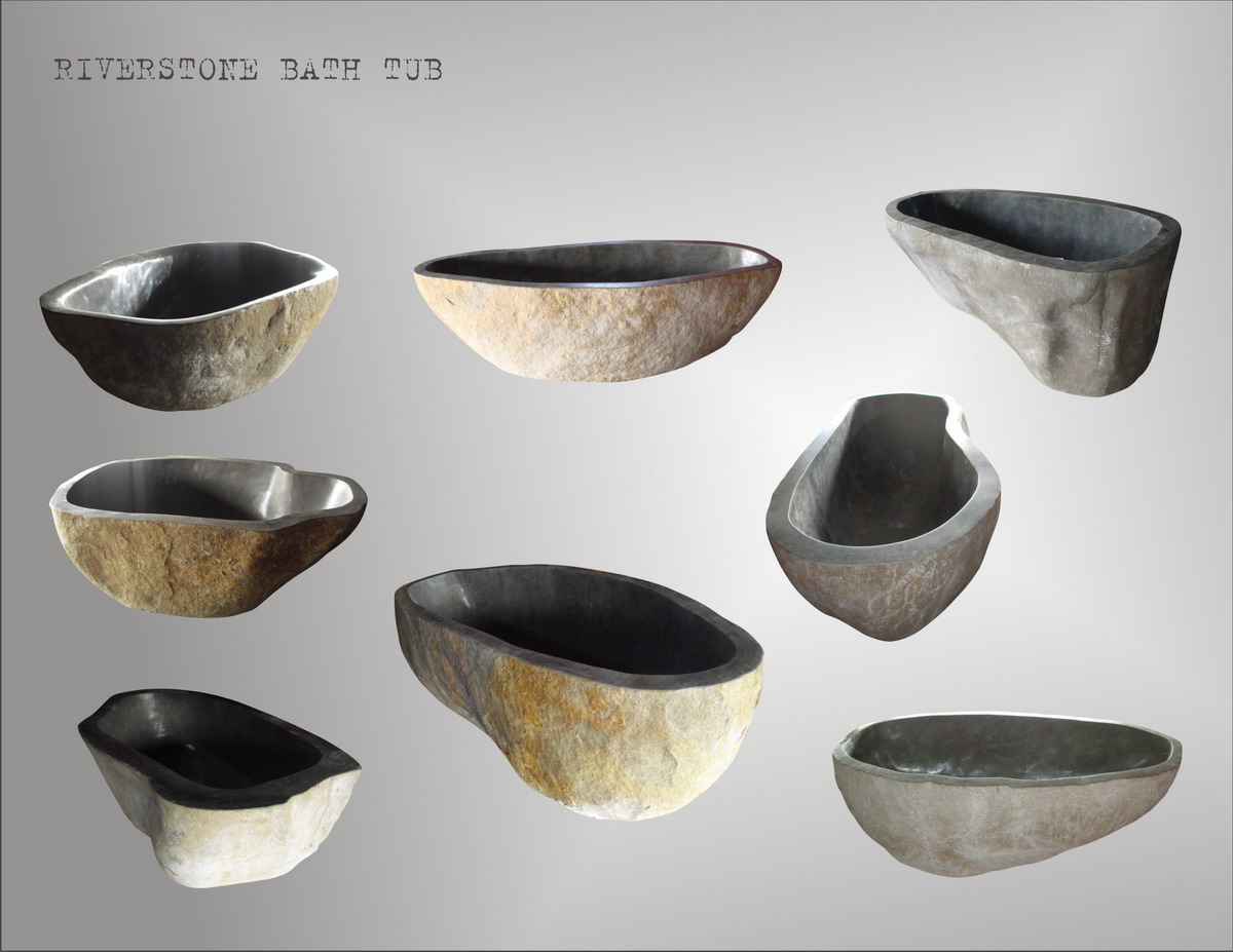 River Stone Bathtub